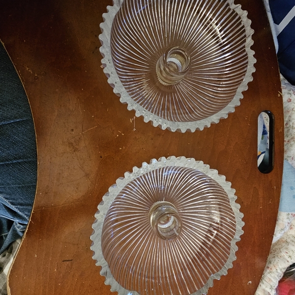 Set of 2 Glass candle insirts to dress up your christmas - Picture 5 of 11